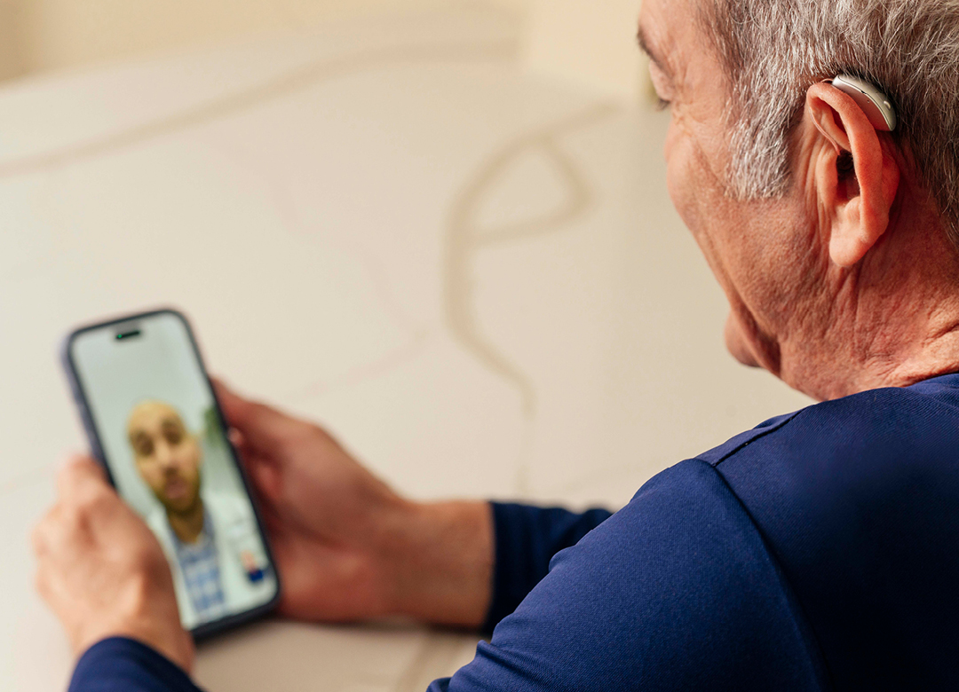 Woman looking at iPad