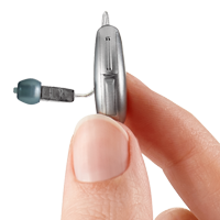 Receiver in Canal Hearing Aid in Hand RIC